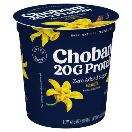 Chobani 20g Protein Vanilla Greek Yogurt - 32oz image {1}
