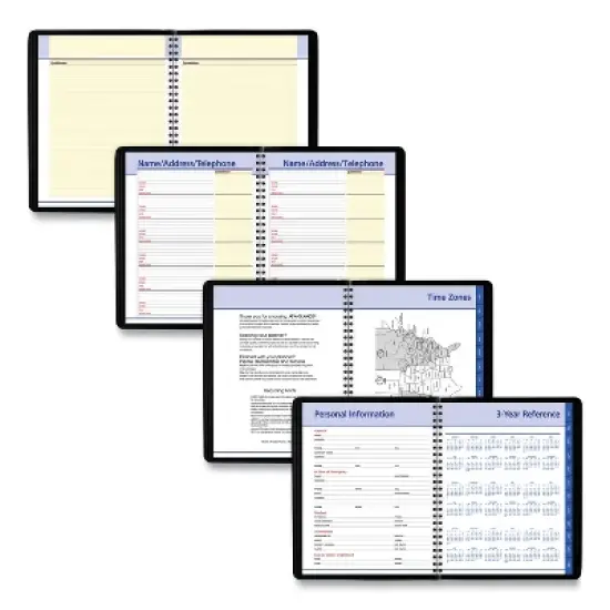 QuickNotes Monthly Planner, 8.75 x 7, Black Cover, 12-Month (Jan to Dec): 2026 image {3}