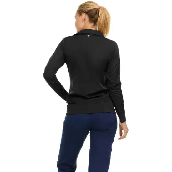 Medichic Scrub Jackets for Woman, Zip Front Nurse Jacket, 4-Way Stretch Fabric Warm Up Coat image {3}