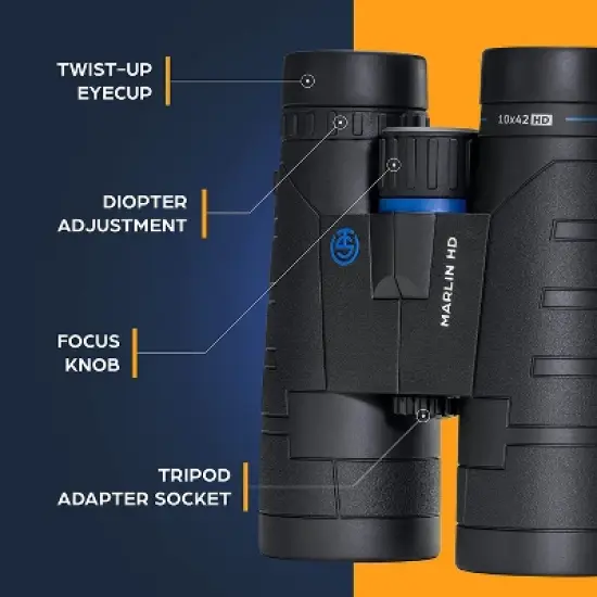 TSO Marlin 10x42 Roof Binocular image {2}