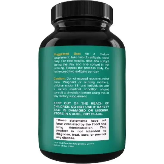 C8 Mct Coconut Oil Softgels, Capric Triglycerides Supplement for Body Sculpting, Enhanced Energy, Stamina & Weight Loss, Nature's Craft, 120ct image {4}