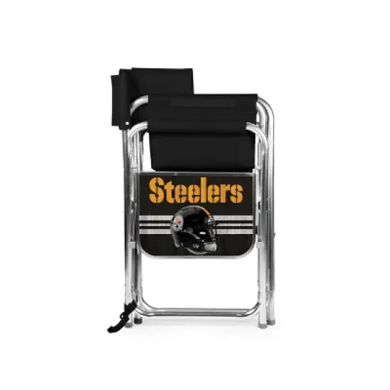 NFL Pittsburgh Steelers Portable Camp Chair with Table image {1}