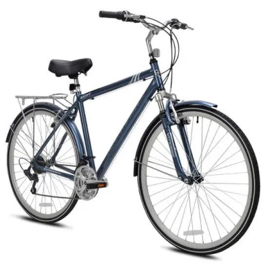 Kent Men's Ridgeway 700c/28" Hybrid Bike - Blue image {1}