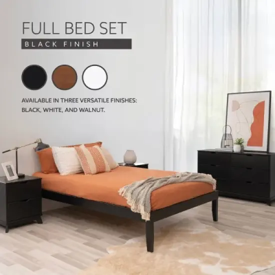 Powell Pensy Platform Bed Dresser and 2 Nightstands image {35}