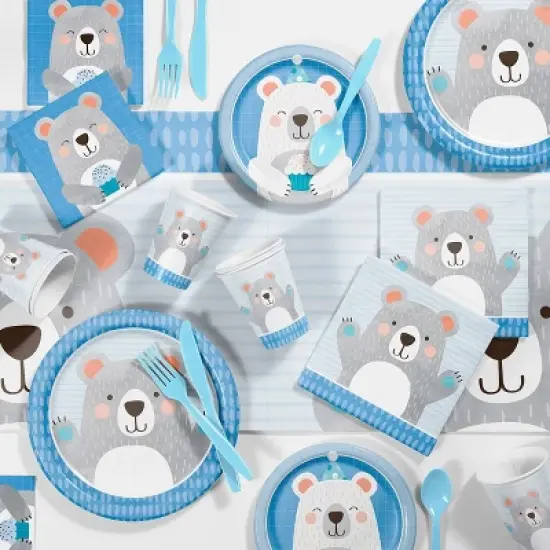24ct Bear Print Party Cups image {2}