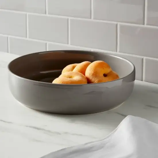 76oz Stoneware Avesta Serving Bowl Gray - Threshold&trade; image {1}