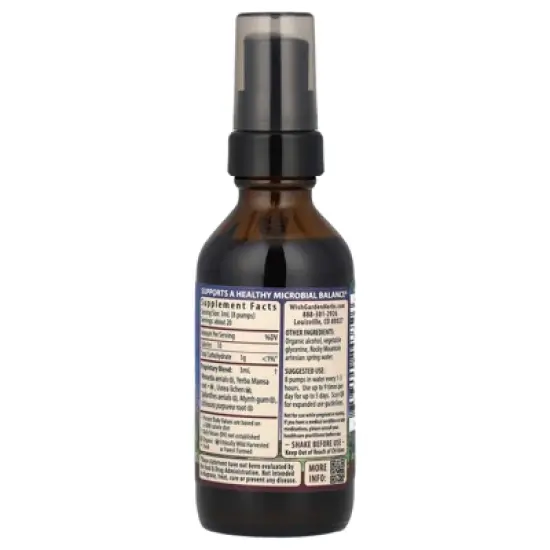 WishGarden Herbs Candida Rescue, Microbiome Stabilizer, 2 fl oz (59 ml) image {1}