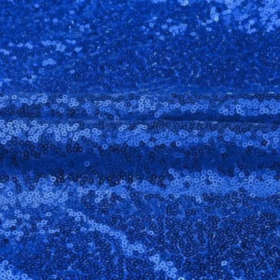 Unique Bargains 2 Pack Polyester Sequin Dining Room Parties Dances Rectangle Tablecloth Black 47"x59" image {4}