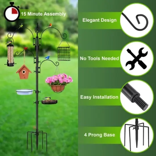 Sorbus Bird Feeding & Bath Station - Attract Feathered Friends with Style image {5}