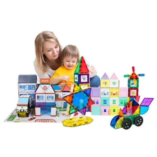 Picasso Tiles Magnetic Tile 300pc Building Set image {4}