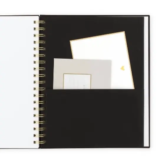 Sugar Paper Essentials 2025-2026 Hardcover Wirebound Black image {4}