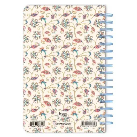 BrownTrout Tuscan Delight Compact Wire Journal with Foil Stamped Cover image {1}