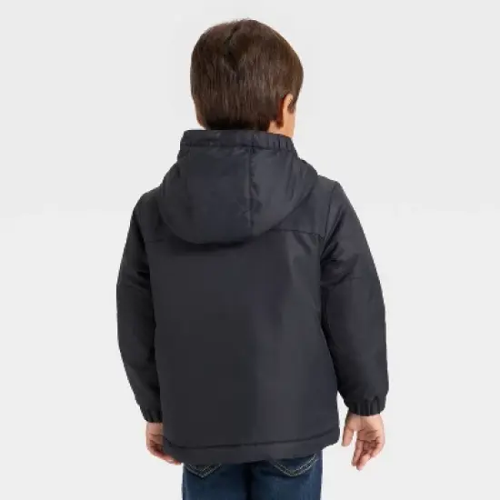 Toddler Boys' 3-in-1 Snowplay Jacket - Cat & Jack&trade; Black image {1}