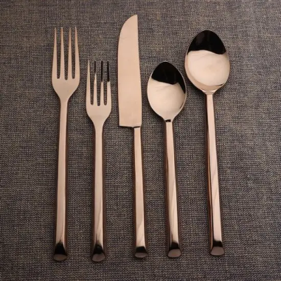 Inox Artisans Plateau Flatware, 5-Pc. Place Setting image {6}