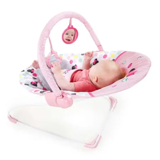 Bright Starts Minnie Mouse Spotty Dotty Vibrating Bouncer image {4}