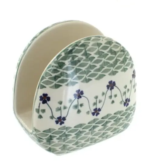 Blue Rose Polish Pottery S130 Manufaktura Napkin Holder image {14}