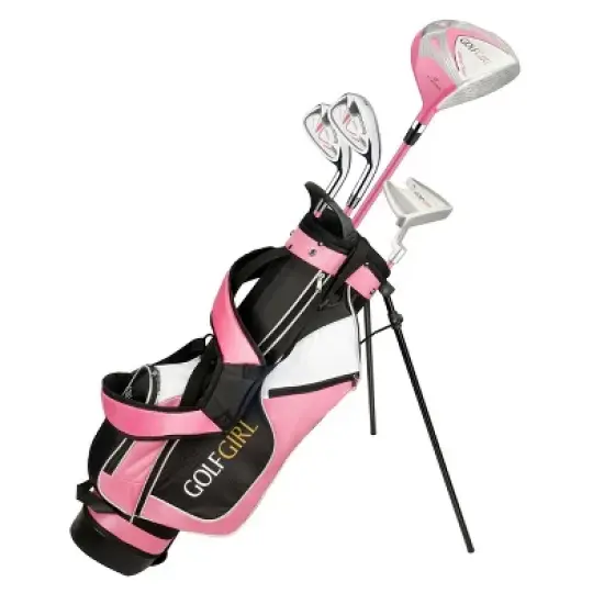 Golf Girl Junior Girls Golf Set V3 with Pink Clubs and Bag, Right Hand image {5}