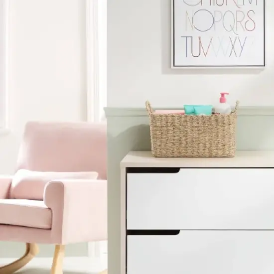 Woven Diaper Caddy with Dividers - Cloud Island&trade; Natural Woven image {1}