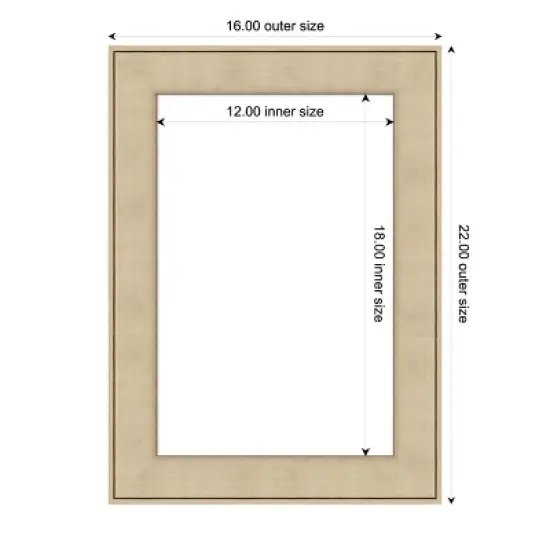 Amanti Art Classic Honey Silver Framed Dry Erase Magnetic Board image {4}