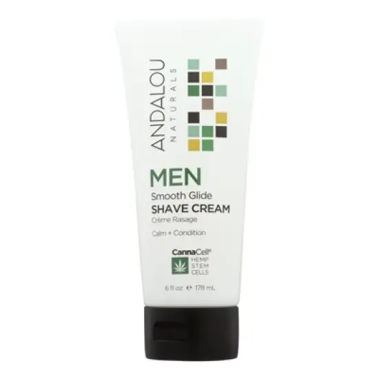 Andalou Naturals Men's Smooth Glide Shave Cream - 6 fz image {5}