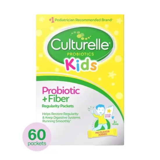 Culturelle Kids' Daily Probiotic + Fiber Packets for Restoring Regularity image {15}