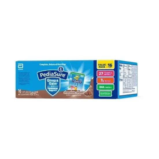PediaSure Cans Pediatric Supplement - Chocolate - 16ct image {2}