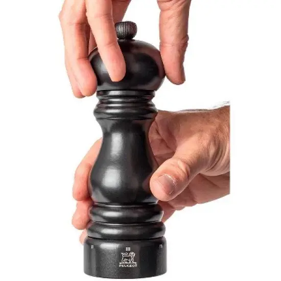 Peugeot | Paris u'Select Salt Mill, Satin Black, 18 cm - 7 in image {1}