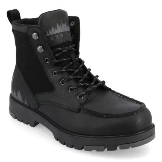 Territory Timber Tru Comfort Foam Water Resistant Moc Toe Lace-up Ankle Boot image {9}