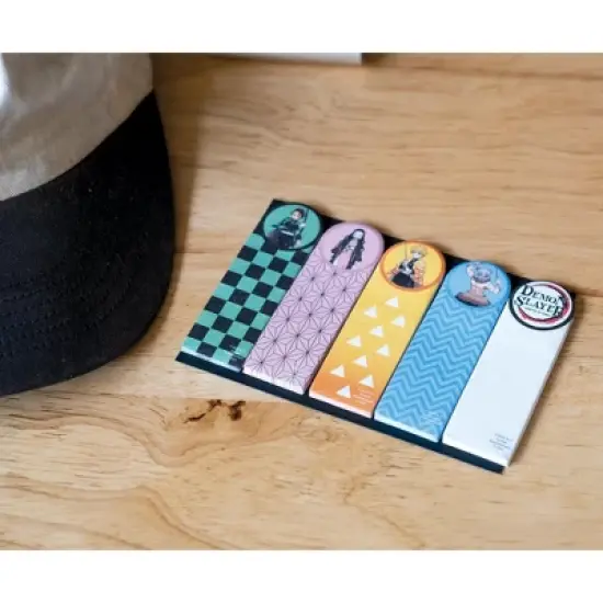 Surreal Entertainment Demon Slayer Character Portrait 5 Sticky Memo Tabs Set image {2}