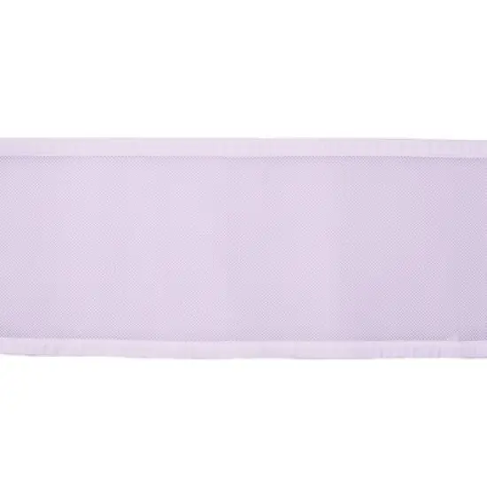 BreathableBaby Breathable Mesh Crib Liner - Classic Collection - Lavender image {3}