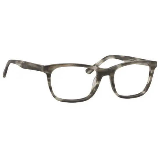 Esquire Mens EQ1558 Designer Oval Frame Reading Eyeglasses in Matte Grey 54mm image {1}