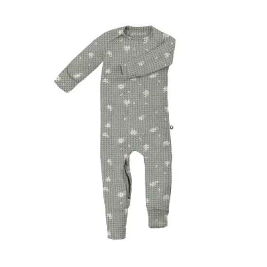 g&uuml;nam&uuml;na&reg; Baby Waffle Sleeper Pajama with DIAPER-ZiP&reg; image {6}