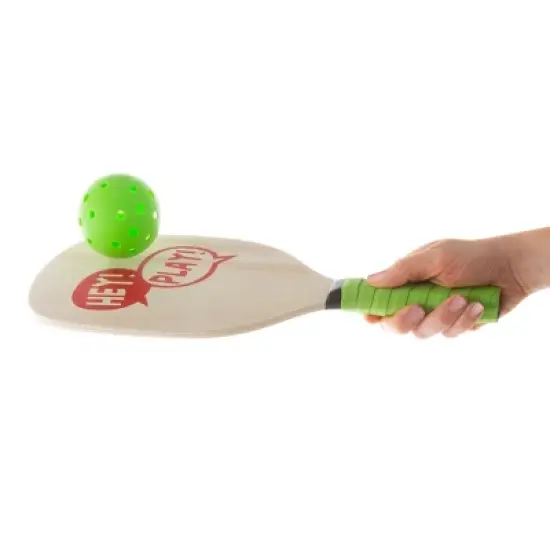 Paddle Ball Game Set - Pair of Lightweight Beginner Rackets, Ball and Carrying Bag for Indoor or Outdoor Play - Adults and Children by Toy Time image {4}