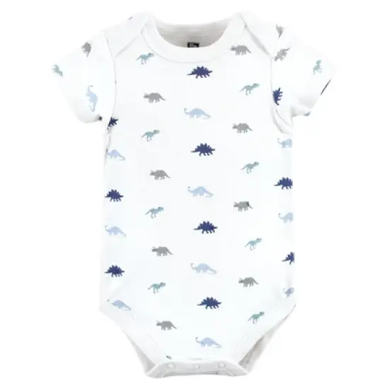 Hudson Baby Infant Boy Cotton Bodysuits, Newest Family Member image {3}