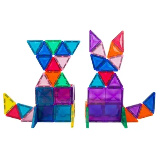 PicassoTiles&reg; Mini Diamond Magnetic Tiles 61-Piece Set image {4}