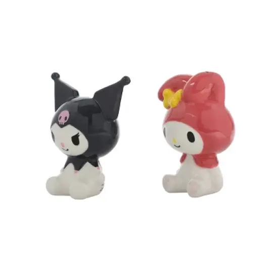 My Melody & Kuromi Sculpted Ceramic Salt & Pepper Shakers image {2}