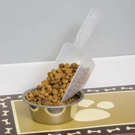 IRIS USA 12 Pack 2 Cup Pet Food Scoop, Clear image {1}