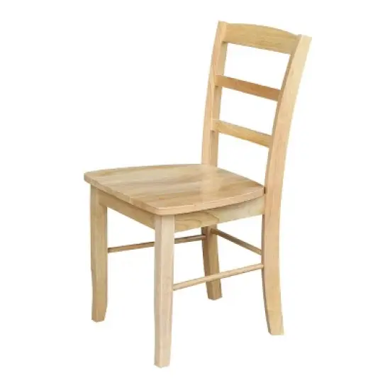 Set of 2 Madrid Ladderback Chairs - International Concepts image {3}