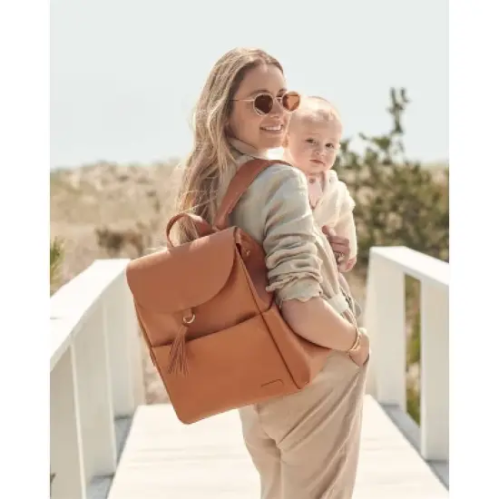 Skip Hop Greenwich Vari Diaper Bag Backpack - Toffee image {1}