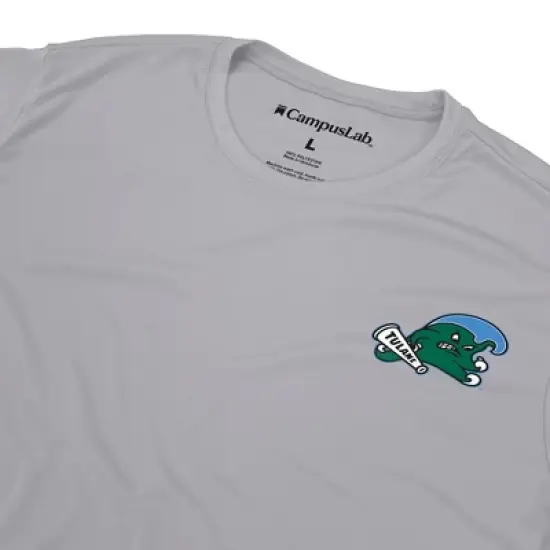 Men's Tulane University Men's Sport Active T-Shirt Left Chest Logo image {3}