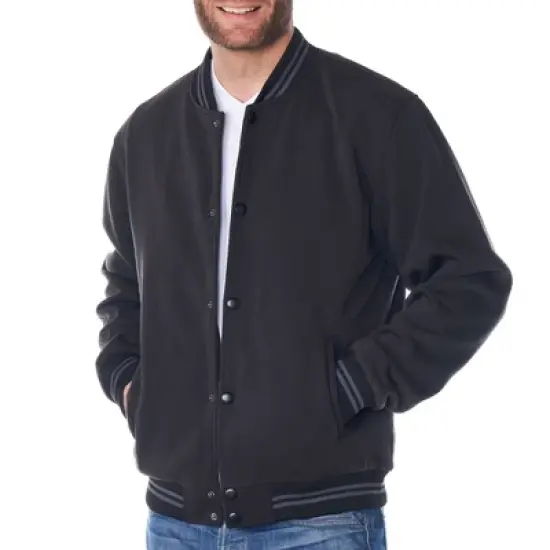 Alpine Swiss Tyler Mens Varsity Baseball Jacket Casual Letterman Bomber Jacket image {4}