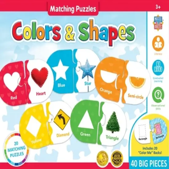 MasterPieces Kids Games - Educational Colors & Shapes Matching Game image {1}