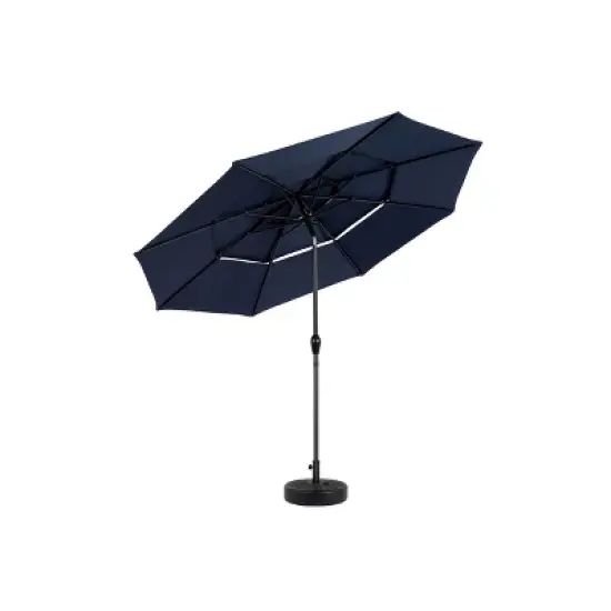 Cesicia Aluminium 10ft 3 Tier Auto-tilt Umbrella ,Outdoor Patio Umbrella (Base Not Included) image {11}
