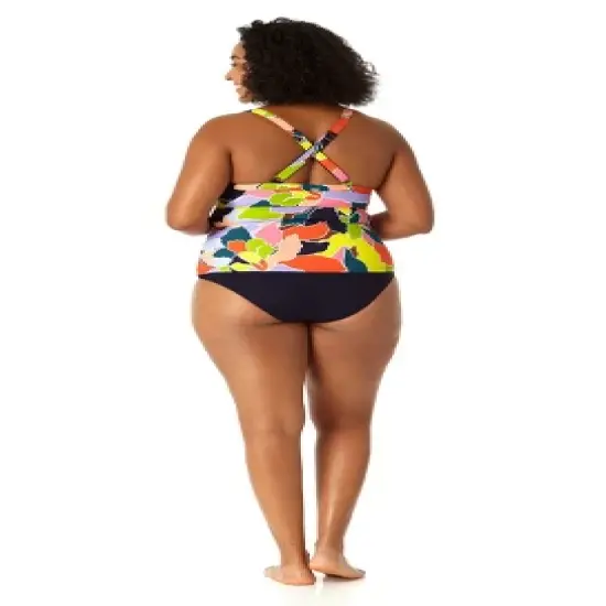 Anne Cole Plus - Women's Halter Tankini Top image {3}