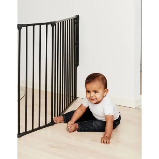 BabyDan Flex Baby Gate - Black XL image {3}