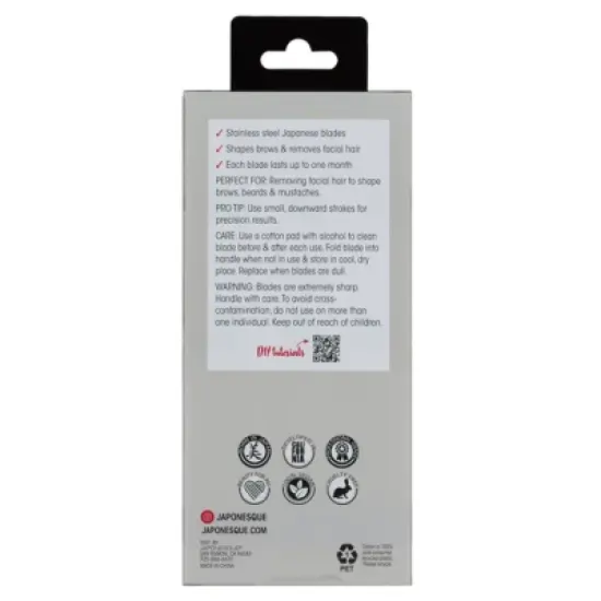 JAPONESQUE Men's Essentials Touch Up Razors - 3ct image {1}