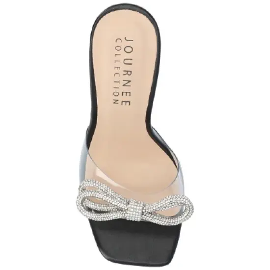 Journee Collection Womens Fenella Tru Comfort Foam High Heel Open Toe Pumps image {3}