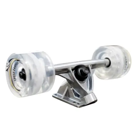 Yocaher 40" Kicktail Longboard - Checker White image {4}