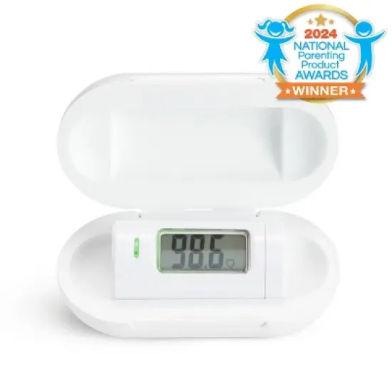 Munchkin Mini Thermometer for Baby & Kids' - No Touch Forehead Thermometer with Travel Case image {8}