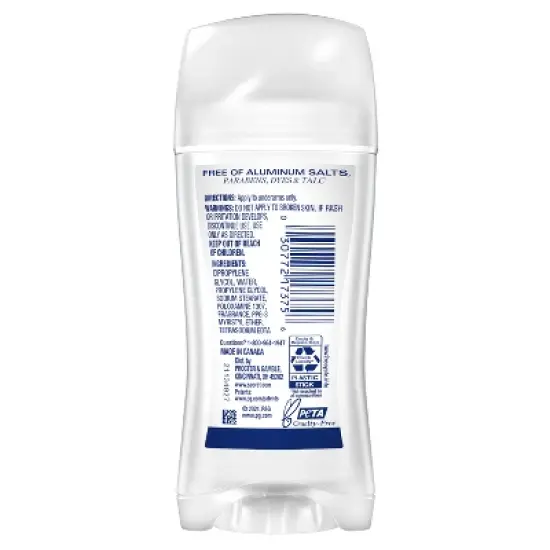 Secret Aluminum-Free Deodorant - Clear Ocean - 2.4oz image {8}